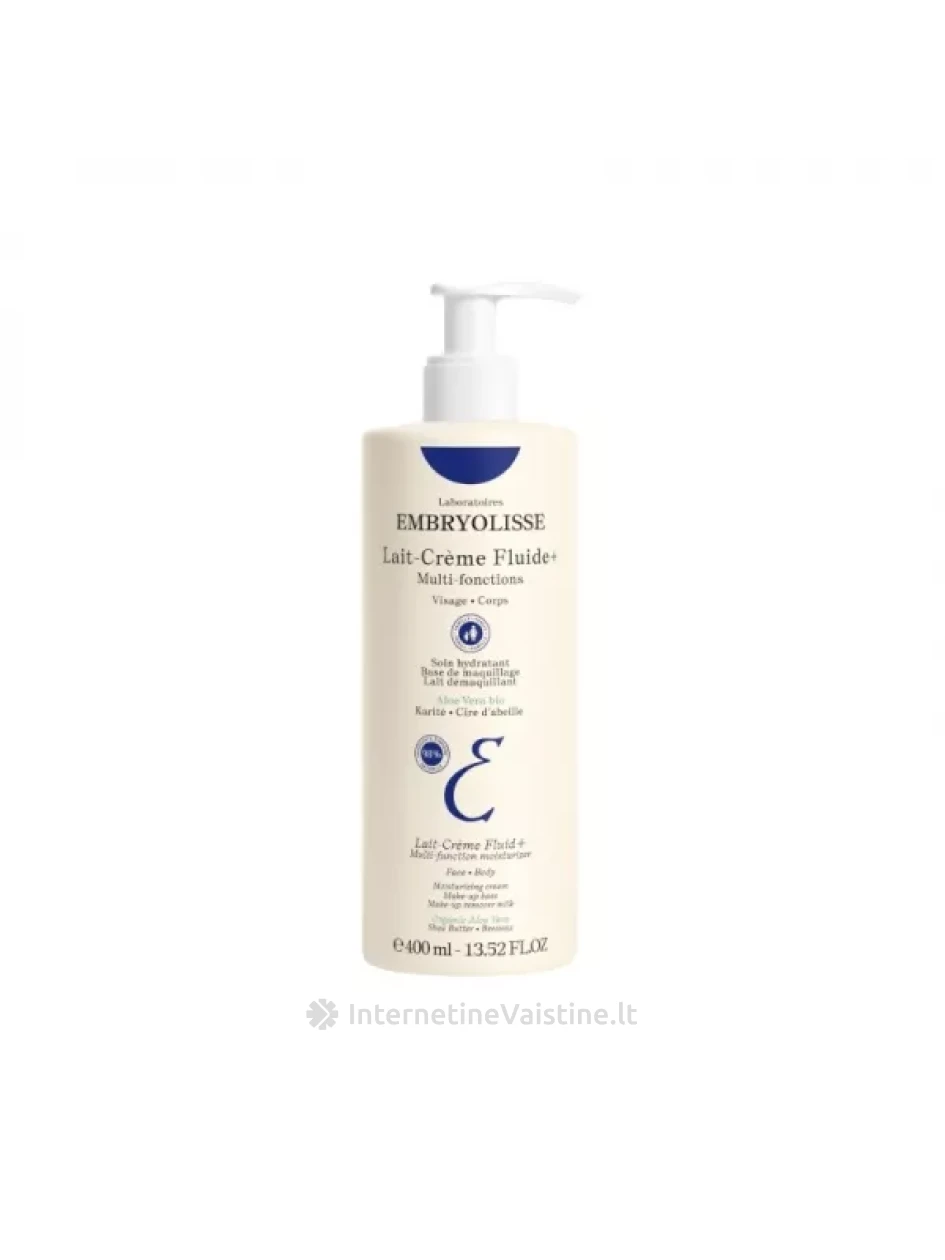 EMBRYOLISSE daugiafunkcė odos priežiūros priemonė LAIT-CRÈME FLUID+ GREEN, 75 ml | internetinevaistine.lt
