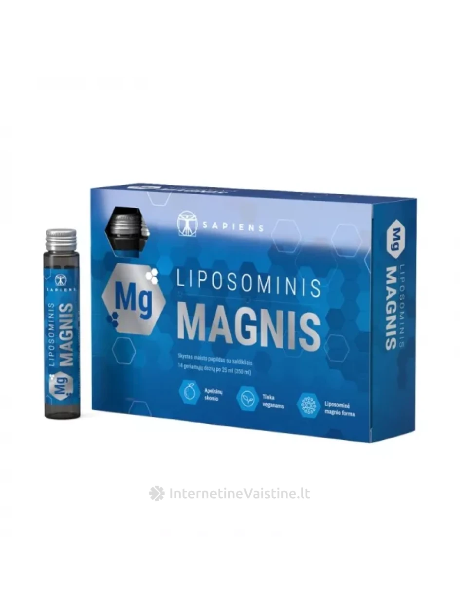 SAPIENS Liposominis Magnis ger. dozių 25ml N14 | internetinevaistine.lt