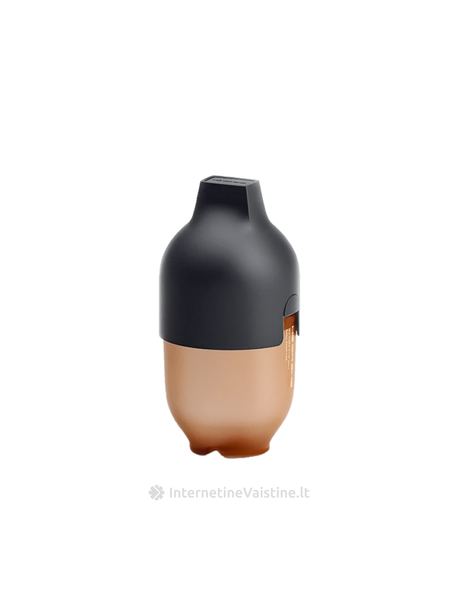 HEORSHE Ultra Wide Neck buteliukas 240 ml 6+ mėn. BLACK, N1 | internetinevaistine.lt
