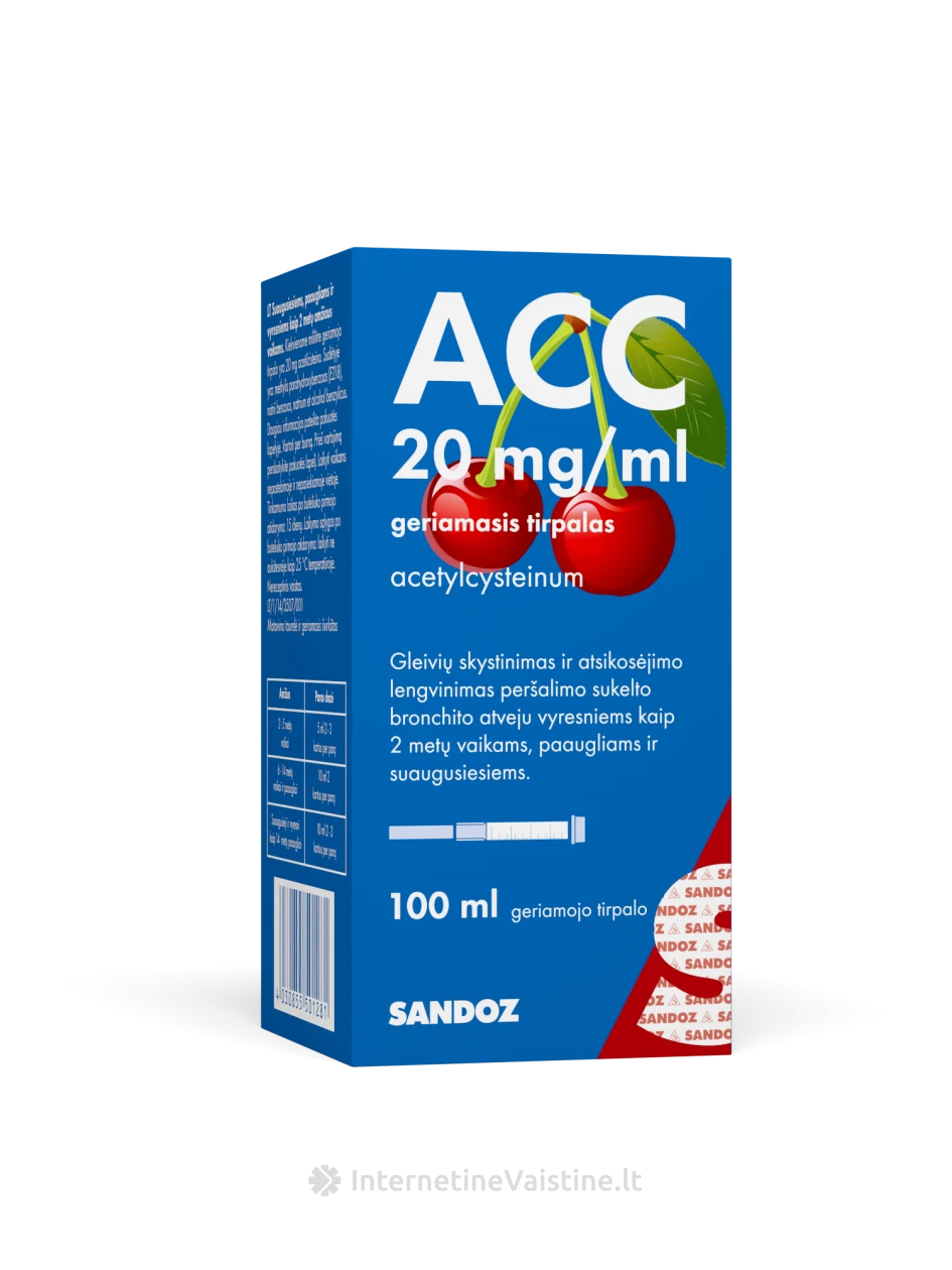 ACC 20MG/ML GERIAM. TIRP. 100ML, N1 | internetinevaistine.lt