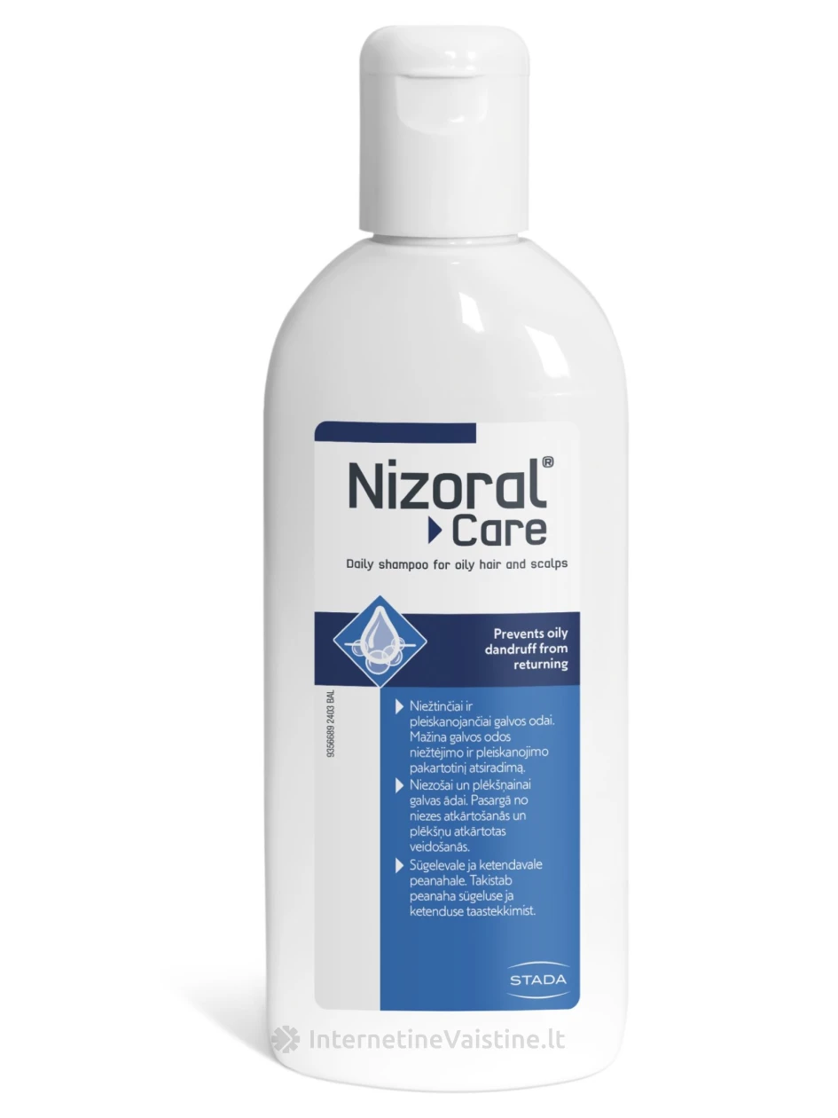 NIZORAL šampūnas CARE DAILY, 200 ml, Vnt | internetinevaistine.lt