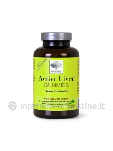 NEW NORDIC ACTIVE LIVER Gummies guminukai N60 | internetinevaistine.lt