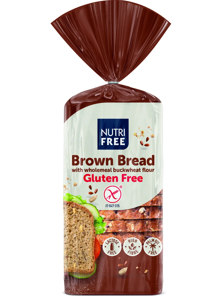 NUTRIFREE PANBAULETTO - pilno grūdo duona be glitimo, 300g | internetinevaistine.lt