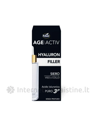 MATT Hyaluron Filler serumas veidui ir dekolte, 30 ml | internetinevaistine.lt