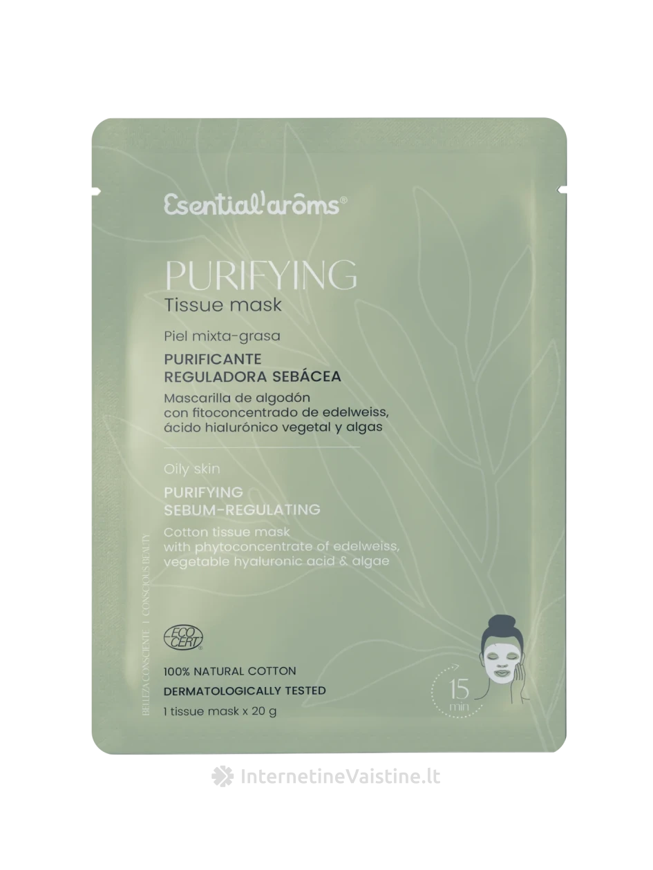 INTERSA PURIFYING veido kaukė | Valanti | Riebiai ir probleminei odai 20 g, N1, Vnt | internetinevaistine.lt