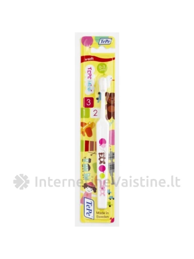 DANTŲ ŠEP. TEPE MINI X-SOFT VAIK. (0-3M.) N1 | internetinevaistine.lt