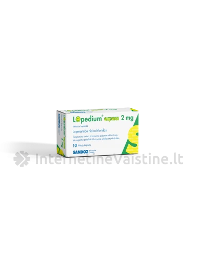 LOPEDIUM EXPRESS 2MG CAPS. N10 | internetinevaistine.lt