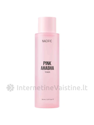 NACIFIC Pink AHA/BHA Toner toneris, 150 ml, Vnt | internetinevaistine.lt