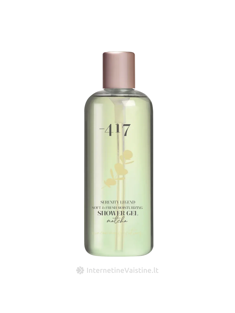 MINUS 417 Serenity Lengend Soft & Fresh Moisturing - MINKŠTAS IR ŠVIEŽIAS DRĖKINAMASIS DUŠO ŽELĖ - MATCHA 350 ml, Vnt | internetinevaistine.lt