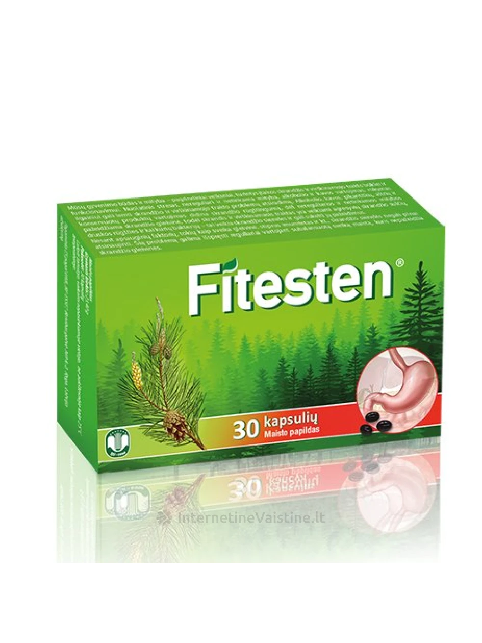 FITESTEN pušų ekstr. kaps. N30, 30 vnt. | internetinevaistine.lt