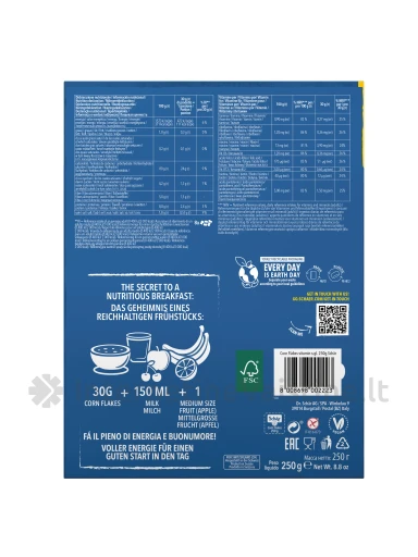 Schär CORN FLAKES – kukurūzų dribsniai be glitim, 250g | internetinevaistine.lt