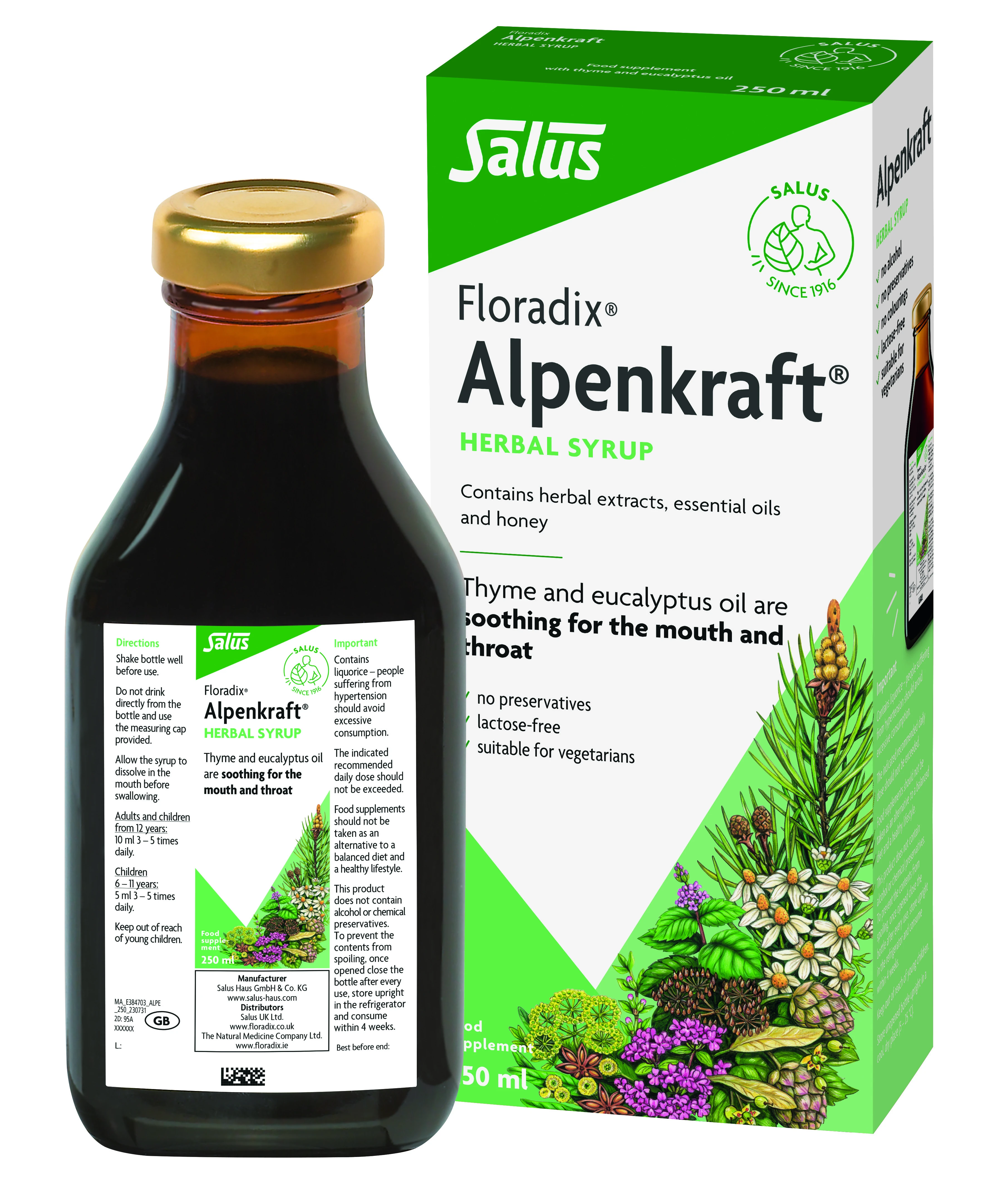Floradix ALPENKRAFT, 250ml