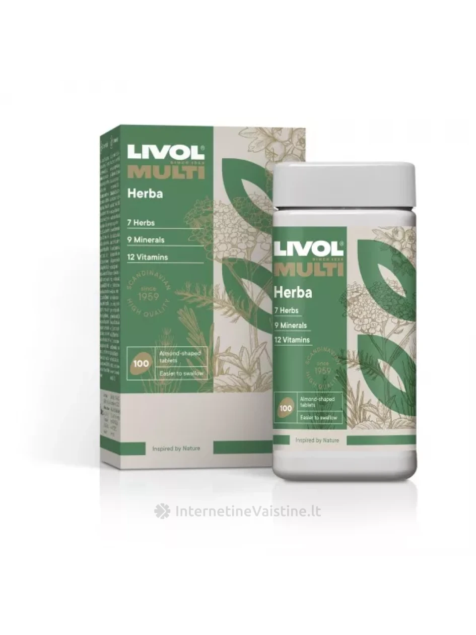 LIVOL MULTI Herba tab. N100 | internetinevaistine.lt