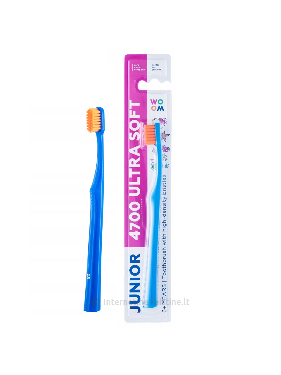 WOOM dantų šepetukas Junior 4700 ULTRA SOFT N1, Vnt | internetinevaistine.lt