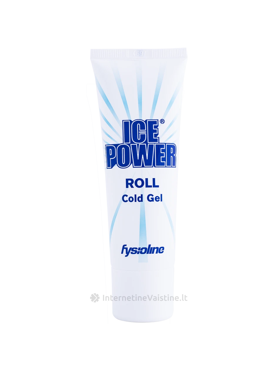 Ice Power ROLL COLD GEL - šaldomasis gelis, 75ml | internetinevaistine.lt