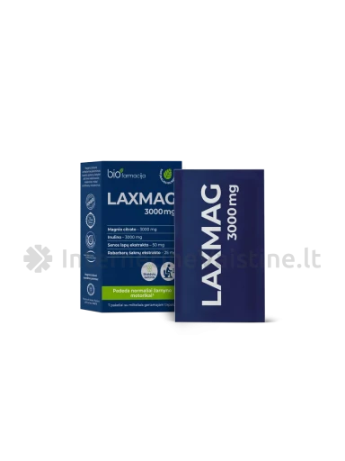 BIOFARMACIJA LAXMAG 3000mg milt. N7 | internetinevaistine.lt