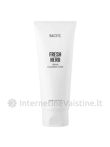 NACIFIC Fresh Herb Origin Cleansing Foam prausimosi putos, 150 ml, Vnt | internetinevaistine.lt