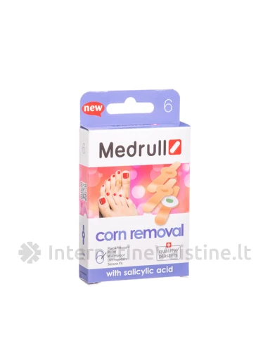 Pleistras nuo nuospaudų Corn Removal 6 vnt. Medrull | internetinevaistine.lt