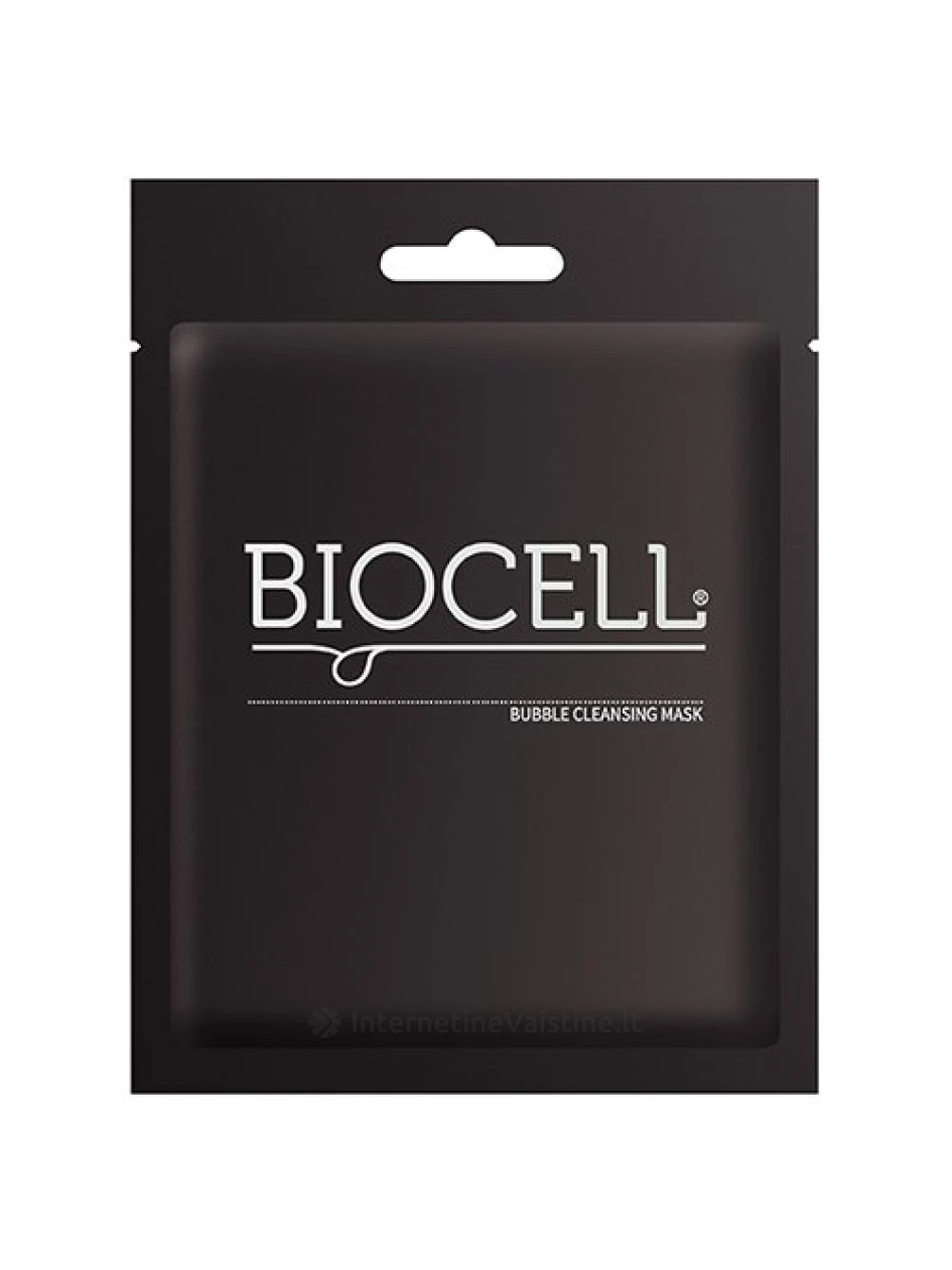 BIOCELL Bubble valomoji veido kaukė | internetinevaistine.lt