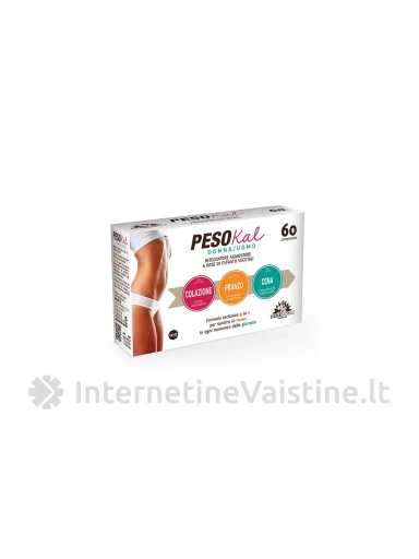 ERBENOBILI PESOKAL – 3 etapų svorio kontrolės formulė | Ryte, per pietus ir vakare, 60 tablečių | internetinevaistine.lt