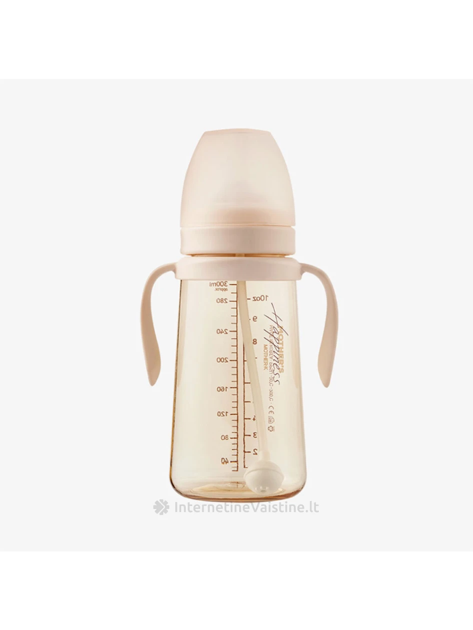 MOTHER-K gertuvė PPSU Basic 300ml (kreminis), Vnt | internetinevaistine.lt