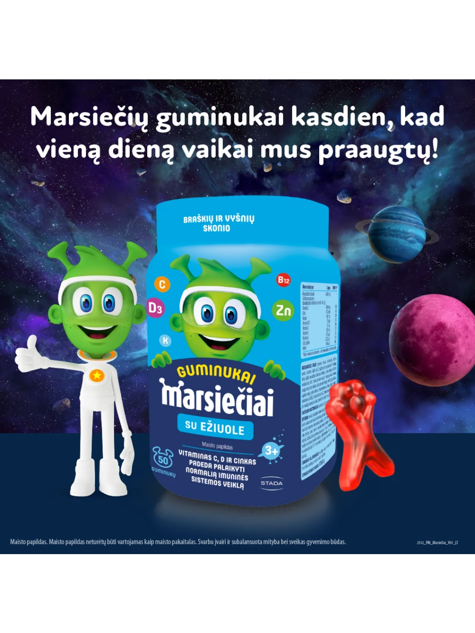 MARSIEČIAI guminukai su ežiuole N50 | internetinevaistine.lt