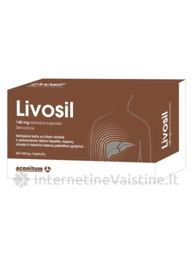 LIVOSIL 140MG KIET. KAPS. N60 | internetinevaistine.lt