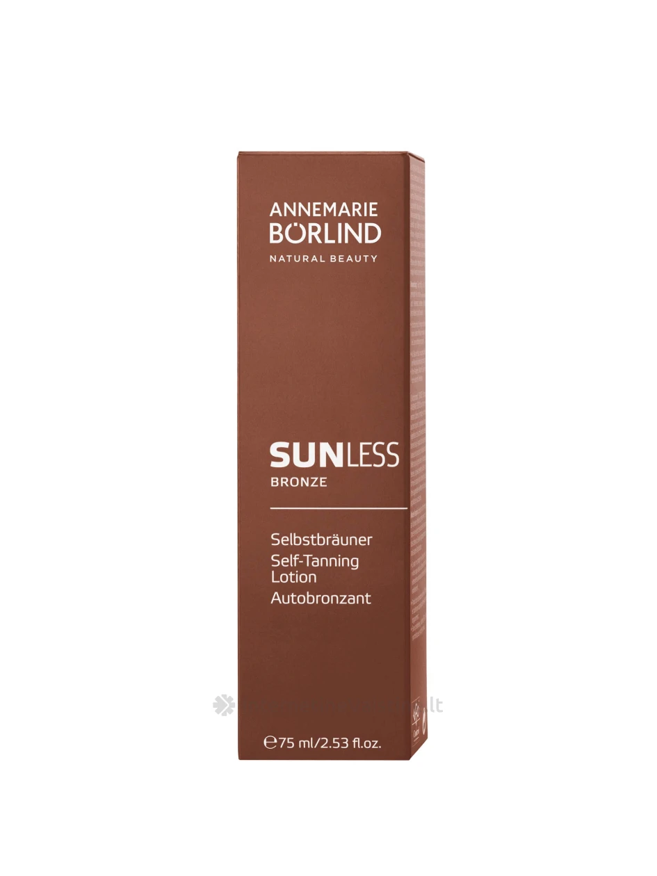 ANNEMARIE BORLIND SunLess Bronze losjonas savaim. įdegio, 75 ml, Vnt | internetinevaistine.lt