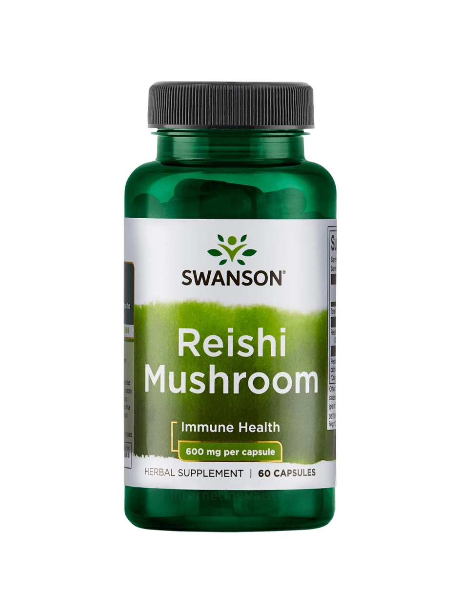 SWANSON, Reishi, 60 kapsulių, N1 | internetinevaistine.lt