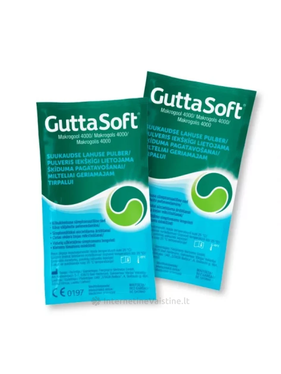 GUTTASOFT milt. geriam. tirp. N10, 10 vnt. | internetinevaistine.lt