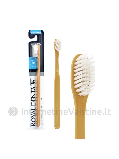 ROYAL DENTA dantų šepetėlis Silver Medium, 1 vnt. | internetinevaistine.lt