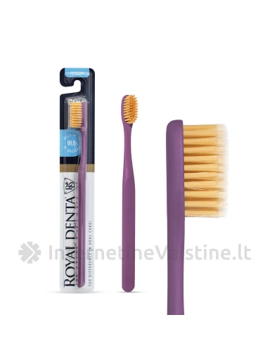 ROYAL DENTA dantų šepetėlis Gold Medium, 1 vnt. | internetinevaistine.lt