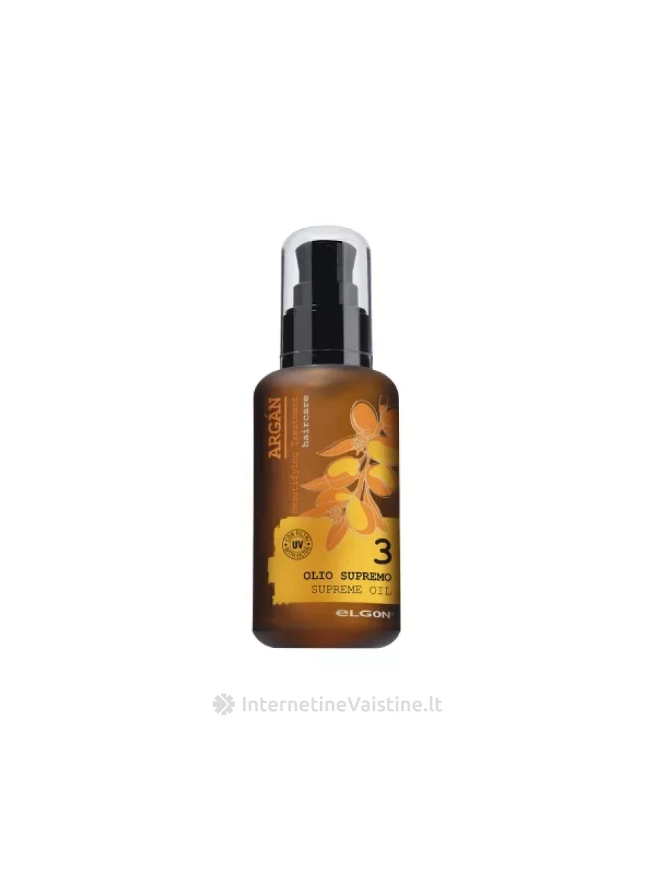 ELGON plaukų aliejus ARGAN SUPREME OIL, 100 ml, Vnt | internetinevaistine.lt