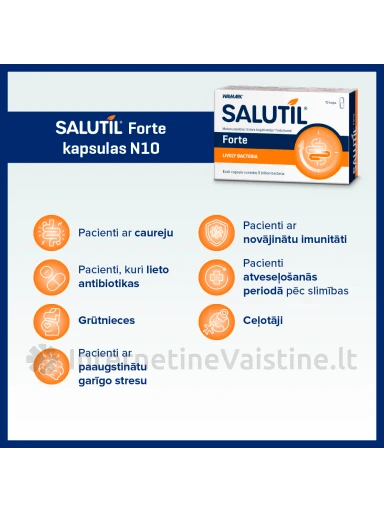 Salutil maisto papildas FORTE kaps. N10 | internetinevaistine.lt
