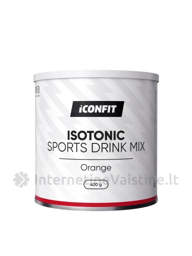 ICONFIT izotoninis gėrimas apelsinų skonio milteliai, 400 g | internetinevaistine.lt