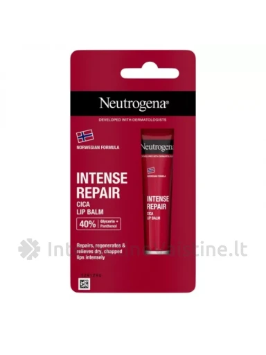 NEUTROGENA lūpų balzamas INTENSE REPAIR, 4,8 g, Vnt | internetinevaistine.lt