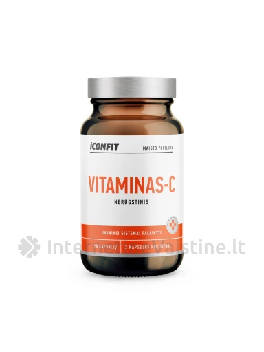 ICONFIT Vitaminas-C (nerūgštinis) 800mg kaps. N90, 90 vnt. | internetinevaistine.lt