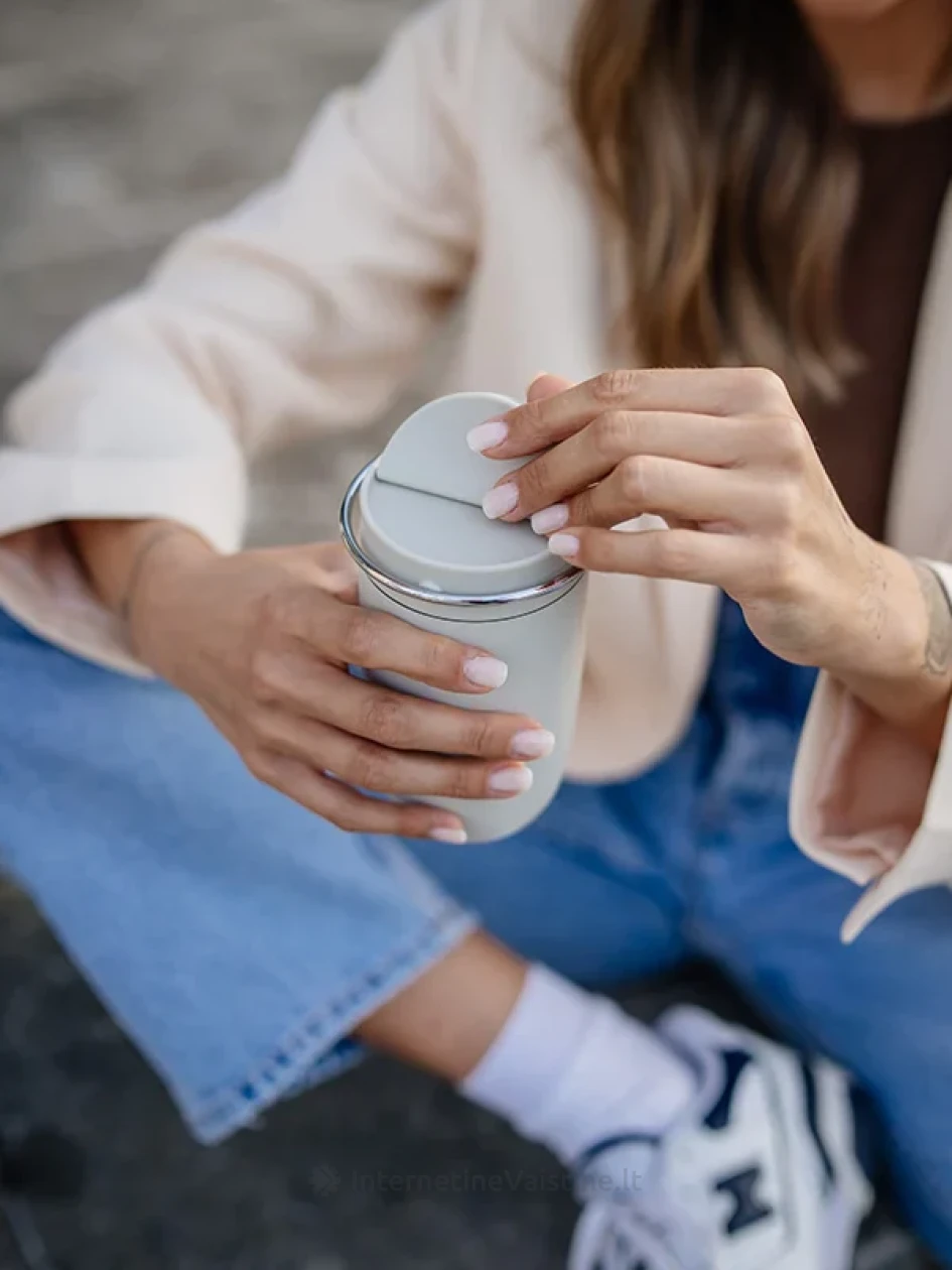 EQUA Termo puodelis Grey, 300 ml | internetinevaistine.lt