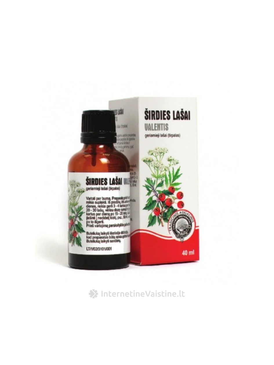 ŠIRDIES LAŠAI VALENTIS 40ML | internetinevaistine.lt