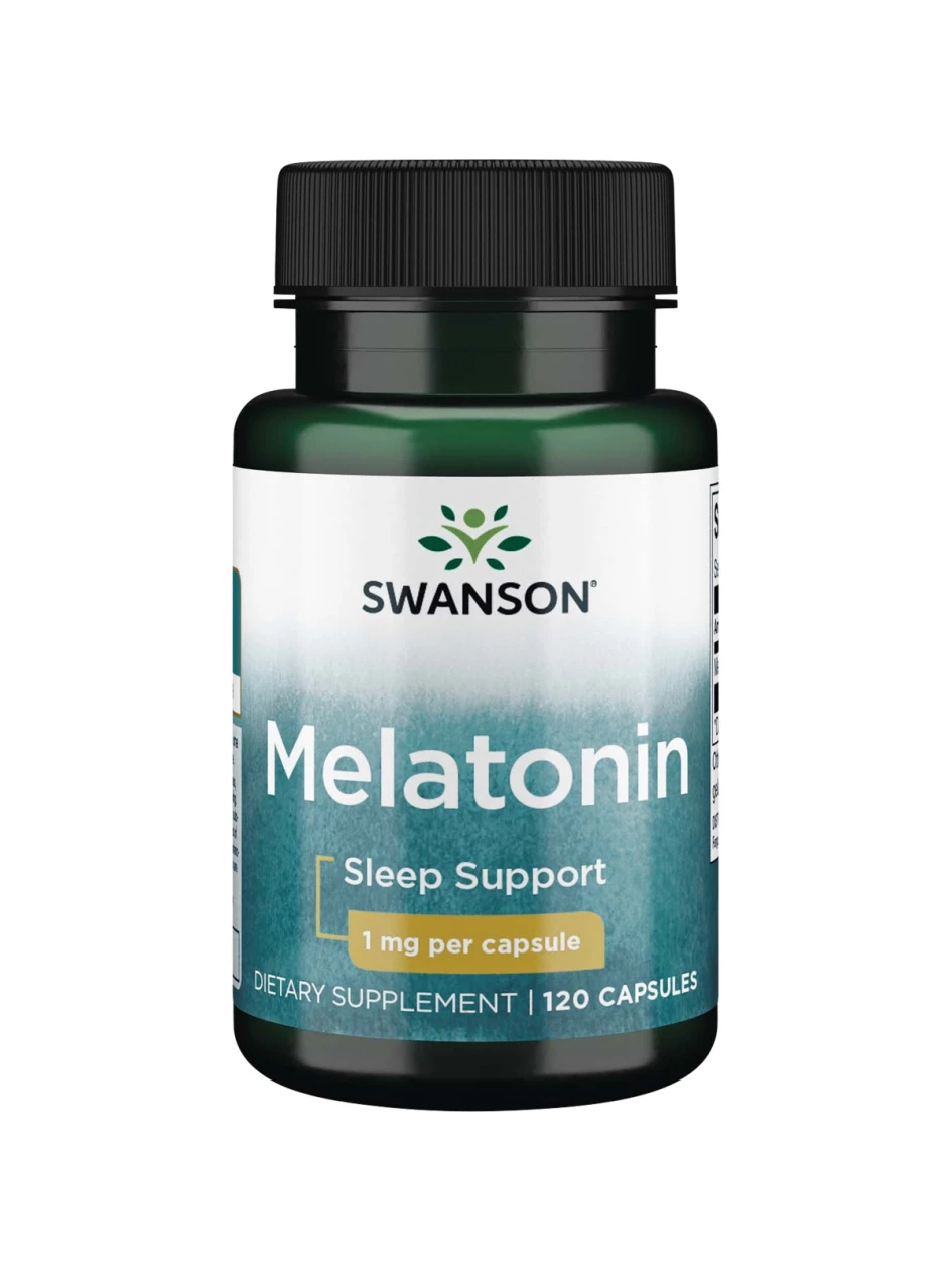 SWANSON, Melatoninas 1MG, 120 kapsulių, N1 | internetinevaistine.lt