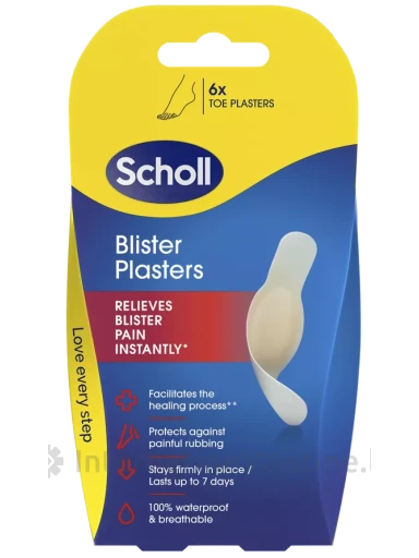 SCHOLL pleistrai pirštų pūslėms N6, 6 vnt. | internetinevaistine.lt