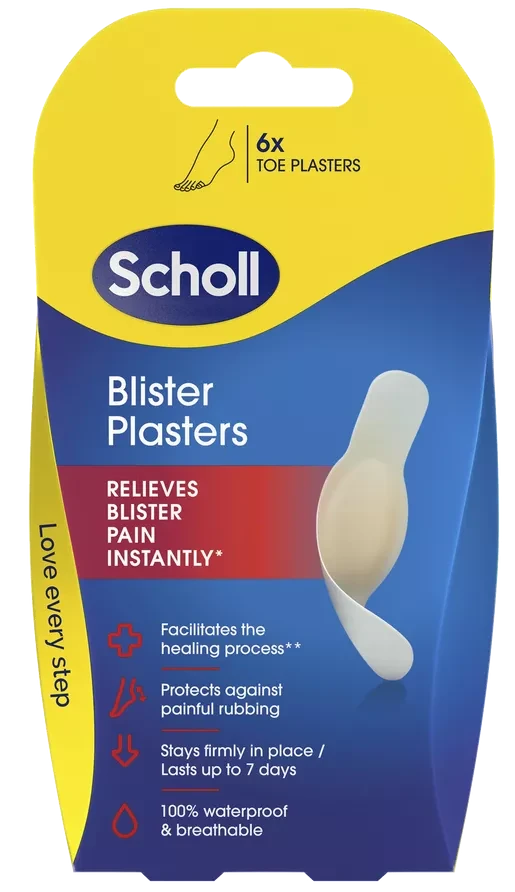 SCHOLL pleistrai pirštų pūslėms N6, 6 vnt.