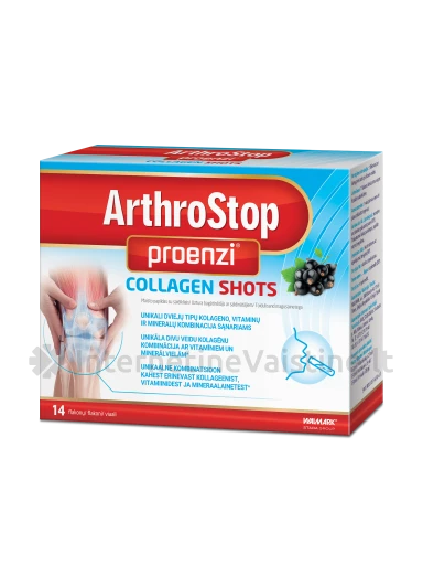 PROENZI Arthrostop Collagen Shots N14, 14 vnt. | internetinevaistine.lt