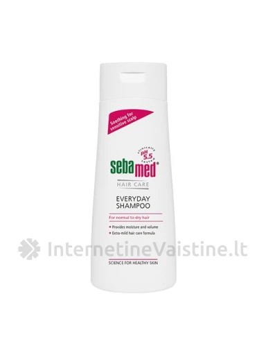 SEBAMED Kasdienis šampūnas 200ml, Vnt | internetinevaistine.lt