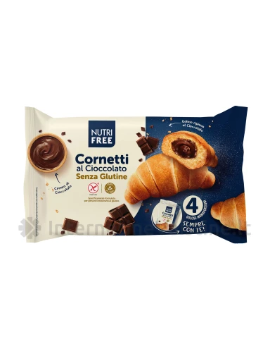 NUTRIFREE CORNETTI - kruasanas su šokolado įdaru be glitimo, 240g | internetinevaistine.lt