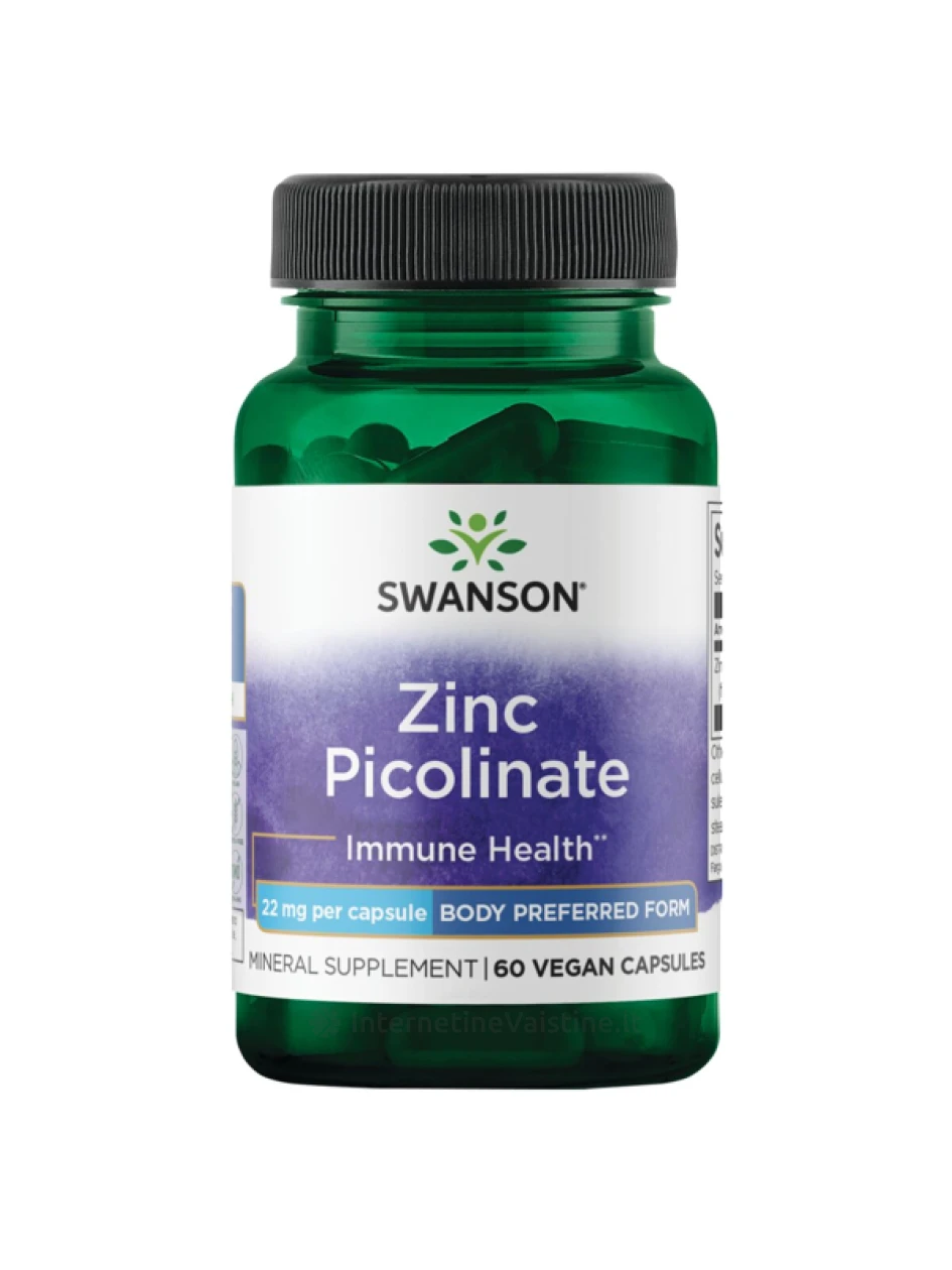 SWANSON CINKAS 22mg vegan kaps N60 | internetinevaistine.lt