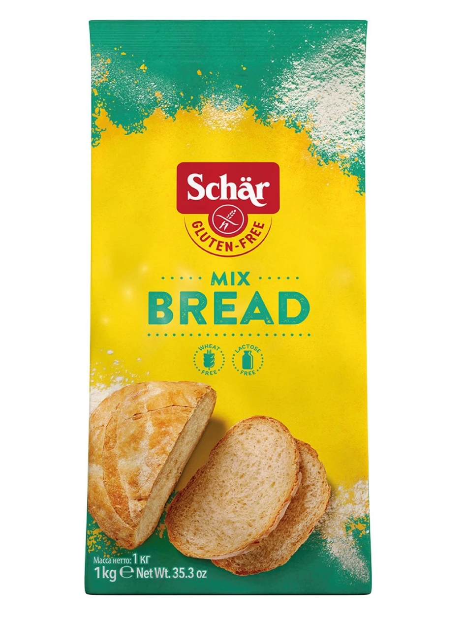 Schär MIX B – miltų mišinys duonai be glitimo, 1kg | internetinevaistine.lt