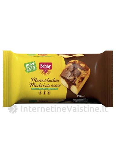 Schär MARBLE CAKE - keksas be glitimo, 250g | internetinevaistine.lt