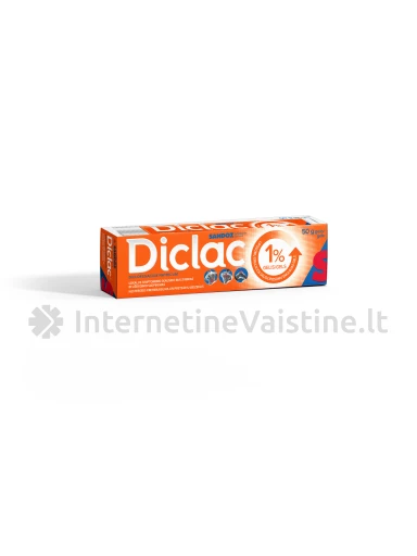 DICLAC 10 mg/g gelis 50 g | internetinevaistine.lt