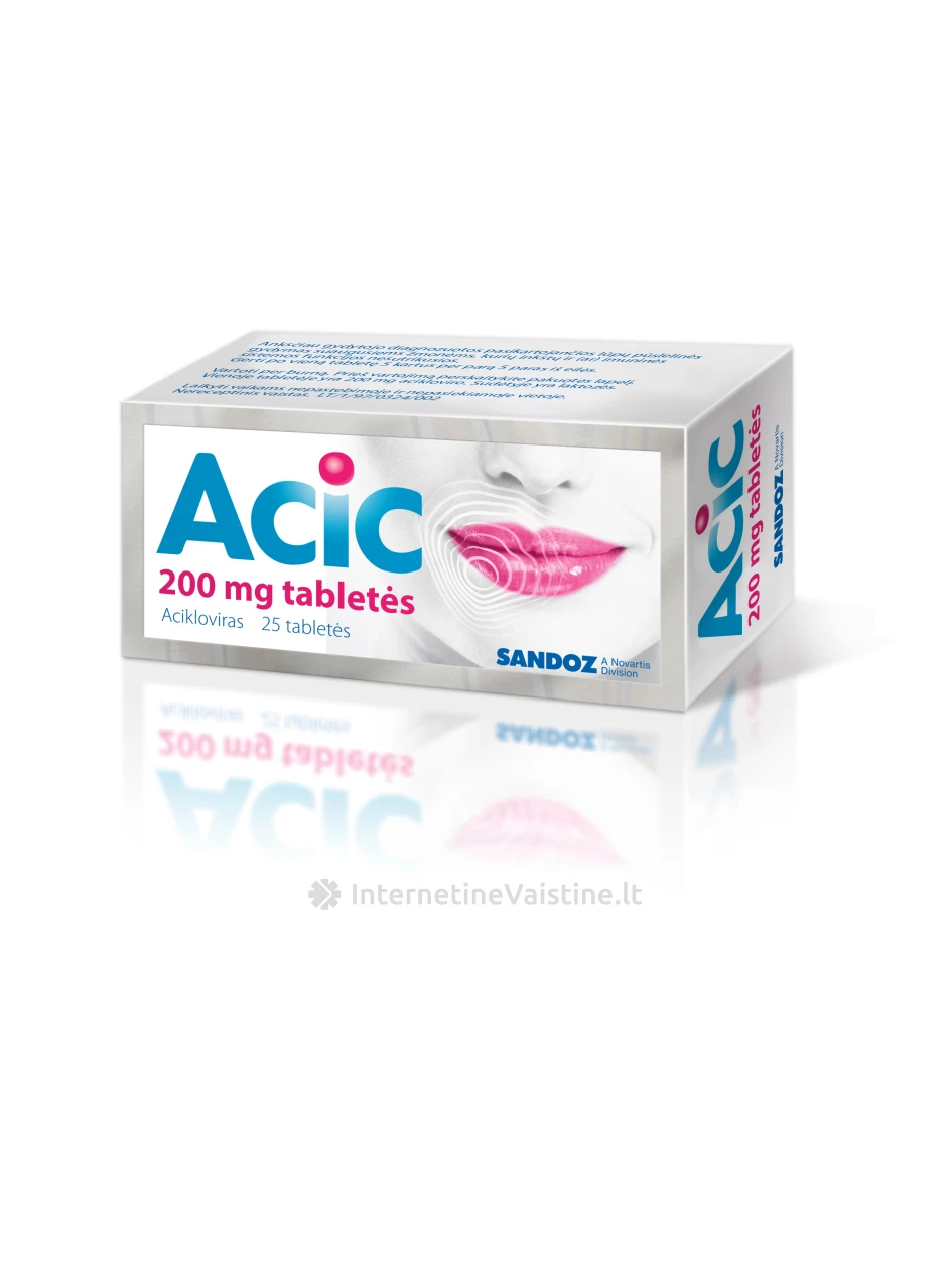 ACIC 200 mg tabletės N25 | internetinevaistine.lt